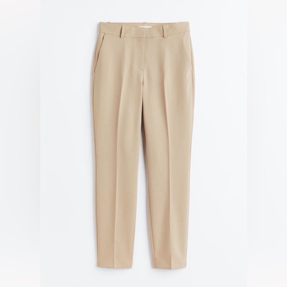 High waited ankle length slacks